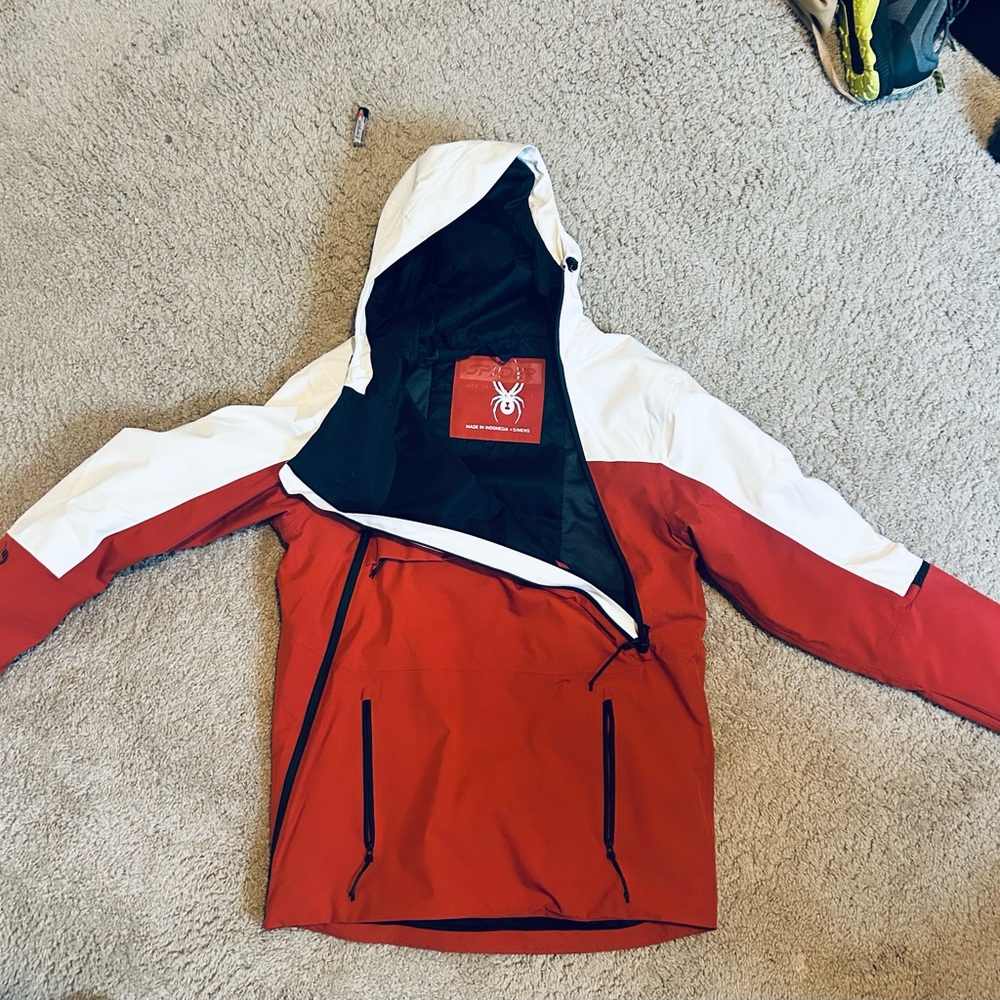 Spyder pullover ski jacket. NWOT